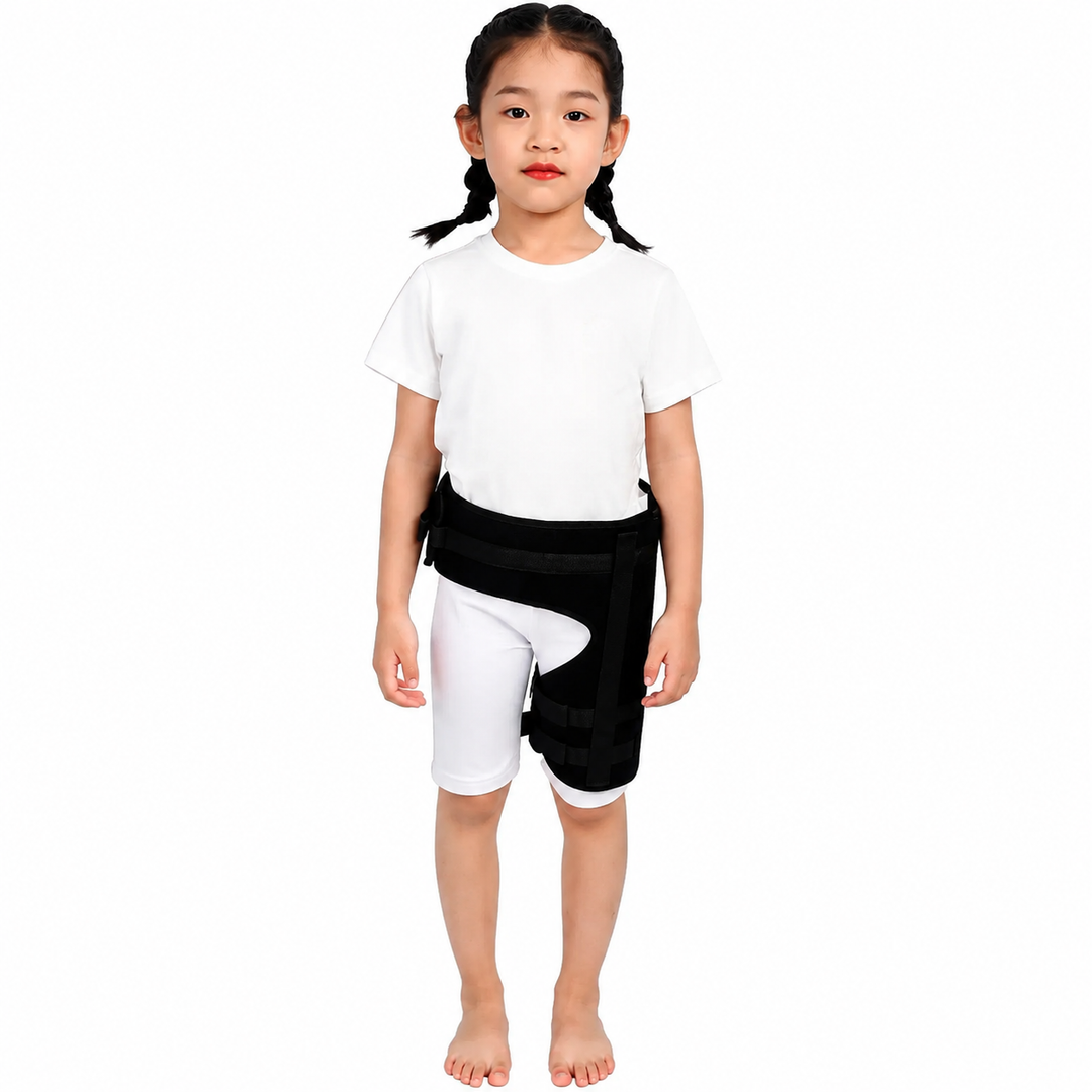 Premium Children Hip Support Brace Femur Fracture Recovery Rehabilitation Hip Strap Fixation Adjustable Breathable Pain Relief Support Belt Kids