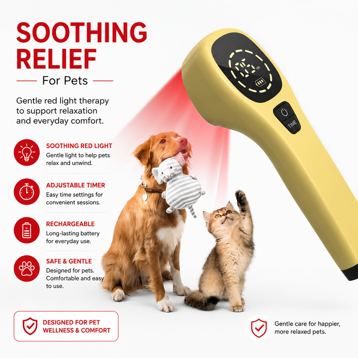 Premium Cold Laser Light Therapy Device Handheld Infrared Red Light 650nm 808nm Pain Relief Massager Arthritis Muscle Relaxation Portable Rechargeable Wellness Tool