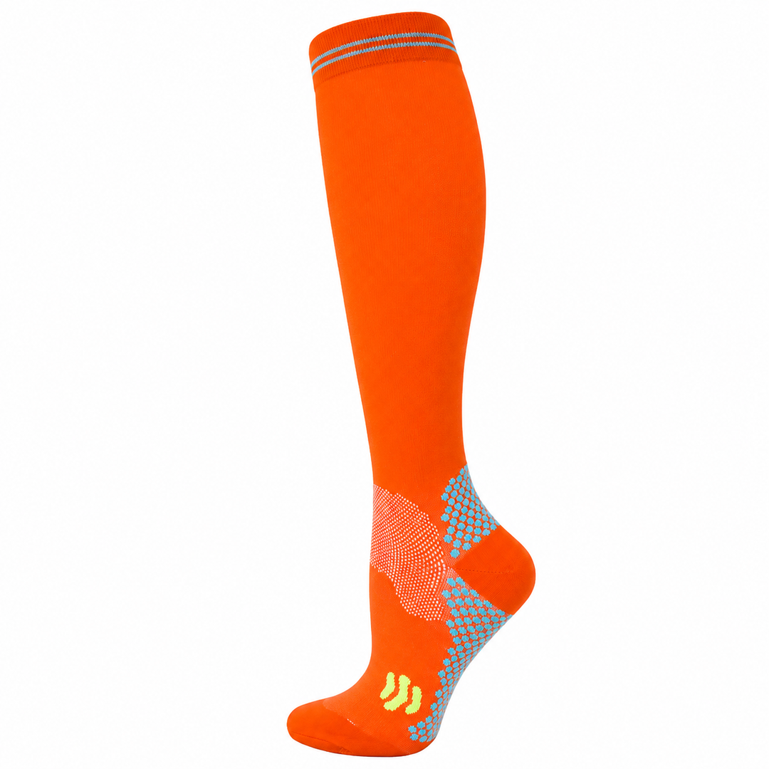 Premium Compression Socks 20–30 mmHg Support Socks Breathable Moisture Wicking Unisex Knee High Compression Stockings Sports Travel Work Daily Use 1 or 3 Pairs
