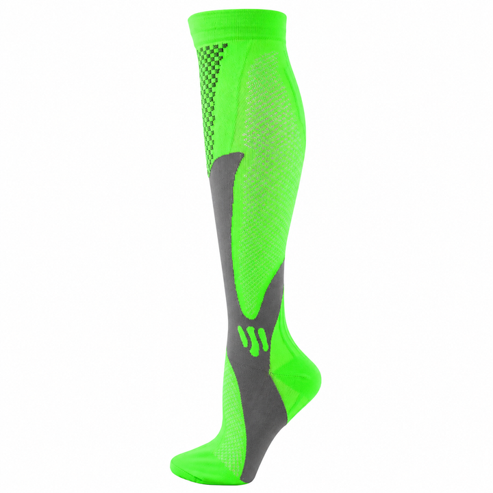 Premium Compression Socks 20–30 mmHg Support Socks Breathable Moisture Wicking Unisex Knee High Compression Stockings Sports Travel Work Daily Use 1 or 3 Pairs