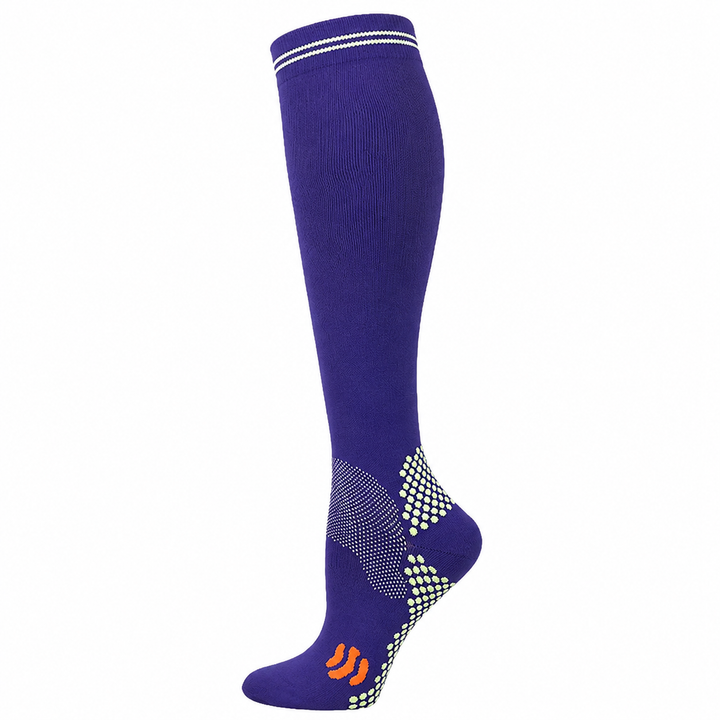 Premium Compression Socks 20–30 mmHg Support Socks Breathable Moisture Wicking Unisex Knee High Compression Stockings Sports Travel Work Daily Use 1 or 3 Pairs