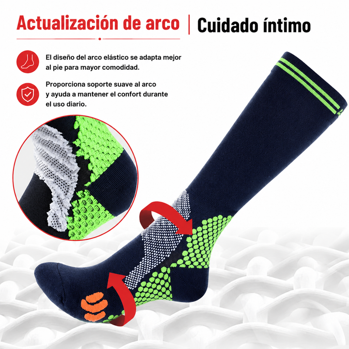 Premium Compression Socks 20–30 mmHg Support Socks Breathable Moisture Wicking Unisex Knee High Compression Stockings Sports Travel Work Daily Use 1 or 3 Pairs