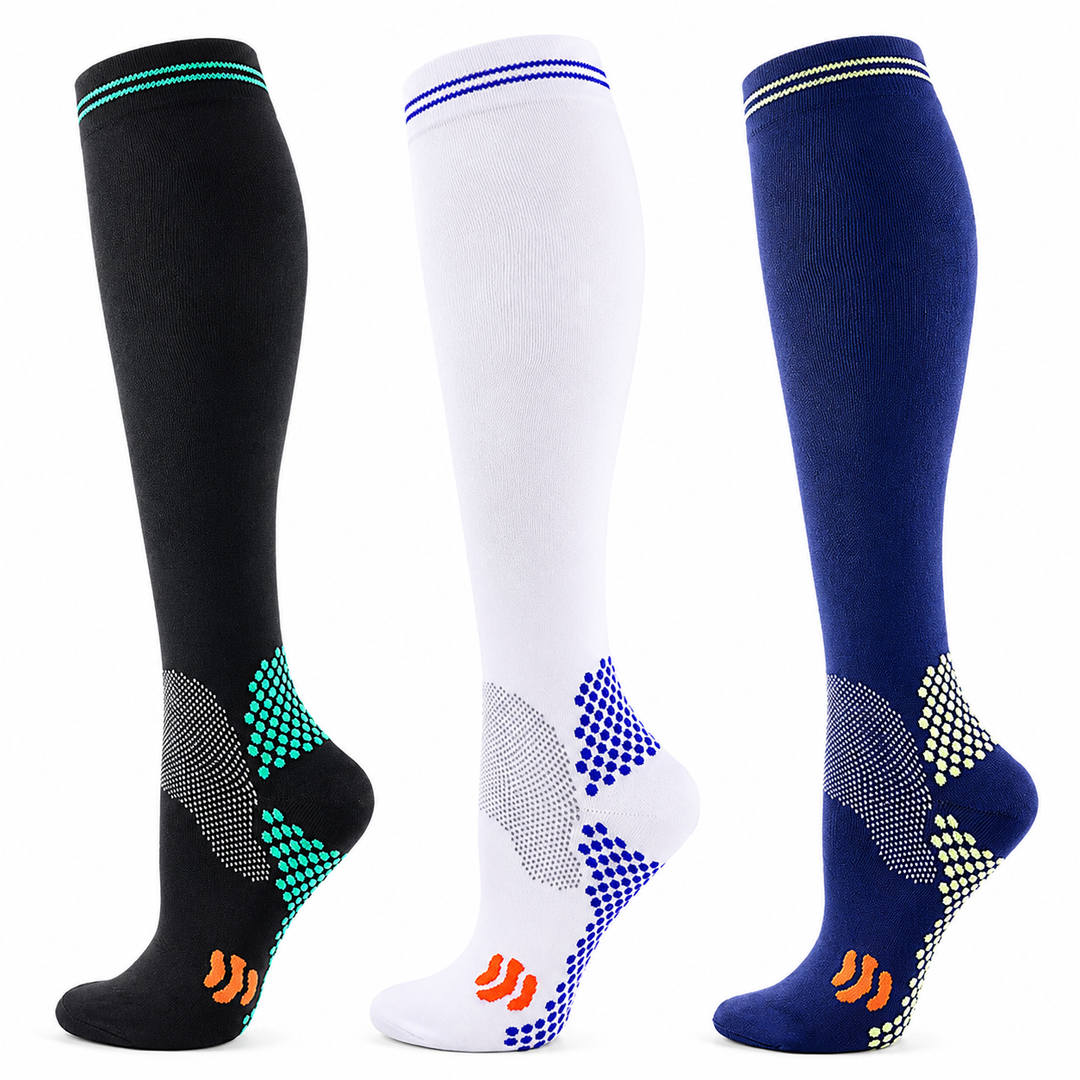 Premium Compression Socks for Men &amp; Women 20-30 mmHg Support Running Cycling Football Soccer Breathable Moisture Wicking Compression Stockings