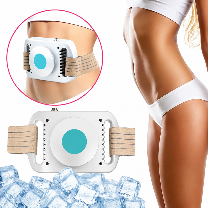 Premium Cryolipolysis Cold Therapy Device Portable Body Sculpting Cooling Massager Non-Invasive Fat Freezing Home Use Adjustable Timer Belt System