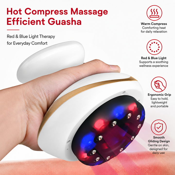 Premium Cupping Massager LCD Display Vacuum Suction Massage Device EMS Heating Therapy Gua Sha Scraping Tool Rechargeable Body Wellness Massager