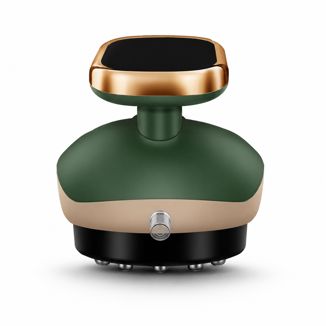 Premium Cupping Massager LCD Vacuum Suction EMS Gua Sha Body Sculpting Device Anti Cellulite Fat Burner Heating Massage Therapy Portable Rechargeable