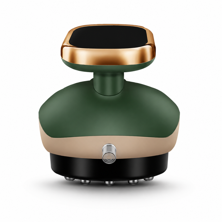 Premium Cupping Massager LCD Vacuum Suction EMS Gua Sha Body Sculpting Device Anti Cellulite Fat Burner Heating Massage Therapy Portable Rechargeable