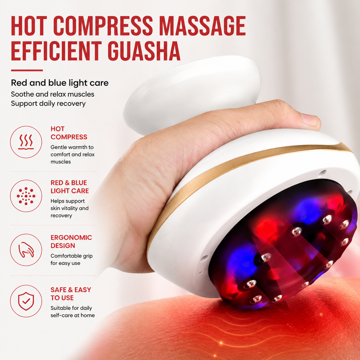 Premium Cupping Massager with LCD Vacuum Suction EMS Anti-Cellulite Heat 35–50°C Magnet Gua Sha Rechargeable Auto 30-Min Off Body Sculpting Device