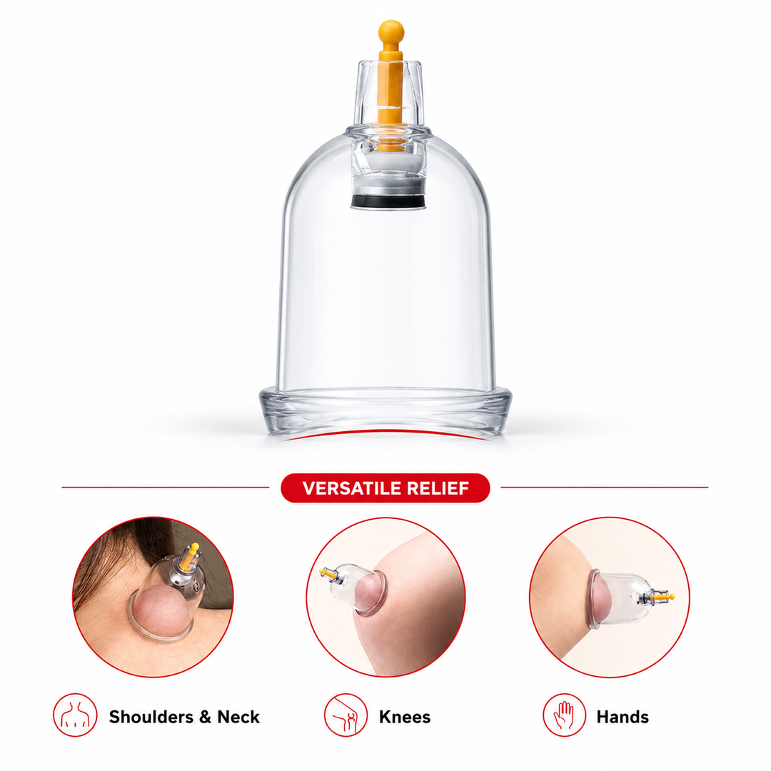 Premium Cupping Therapy Set Vacuum Suction Cups Massage Kit Chinese Medicine Physiotherapy Muscle Relaxation Body Care Pump Set Home Use