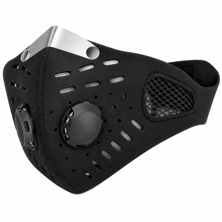 Premium Cycling Face Mask Breathable Nylon Half Face Mask Carbon Filter Adjustable Unisex Outdoor Sports Running Travel Dust Protection Mask