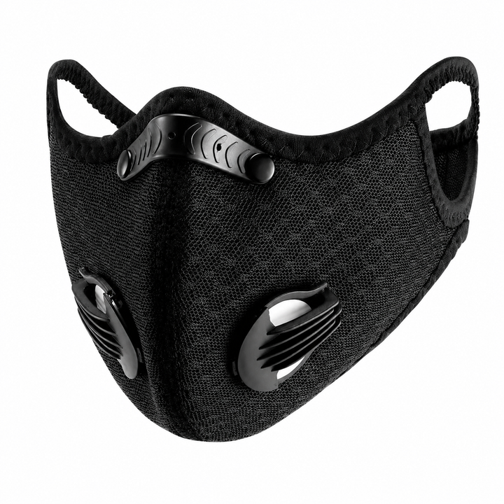 Premium Cycling Face Mask Breathable Nylon Half Face Mask Carbon Filter Adjustable Unisex Outdoor Sports Running Travel Dust Protection Mask