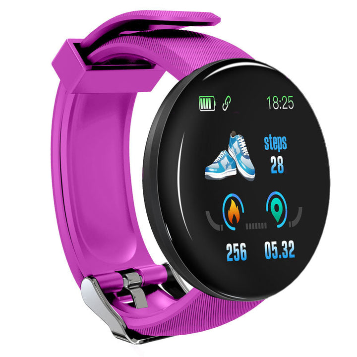 Premium D18 Smart Watch Fitness Tracker 1.3 Inch Touch Display Bluetooth Waterproof Activity Watch Call Message Alerts Heart Rate Sleep Tracking Smart Band