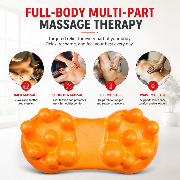 Premium Deep Tissue Massage Tool 14 Trigger Points Sciatica Relief Myofascial Release Lower Back Hip Glute Trigger Point Massager Portable Body Pain Relief