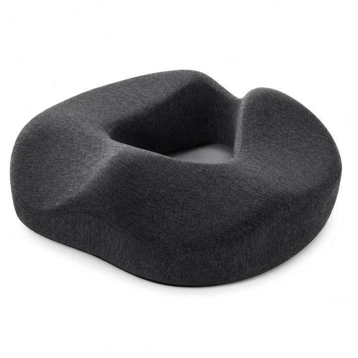 Premium Donut Seat Cushion Memory Foam Ergonomic Chair Pad Non Slip Breathable Portable Office Car Home Travel Sitting Comfort Relief Cushion