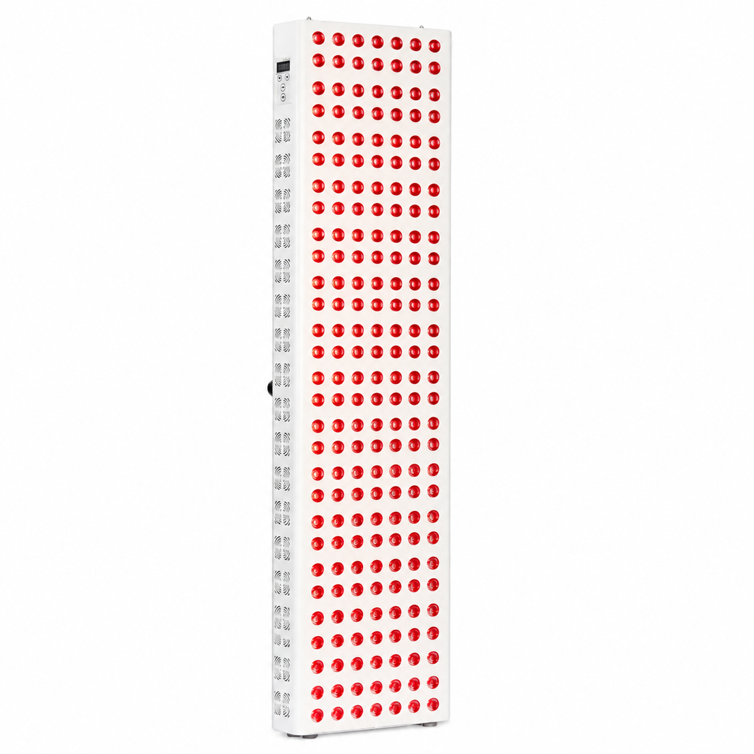 Premium Dual Chip Red Light Therapy Panel 630nm 660nm 850nm Infrared LED Lamp Multi Wavelength Dimmable Timer Professional Home Clinic Use