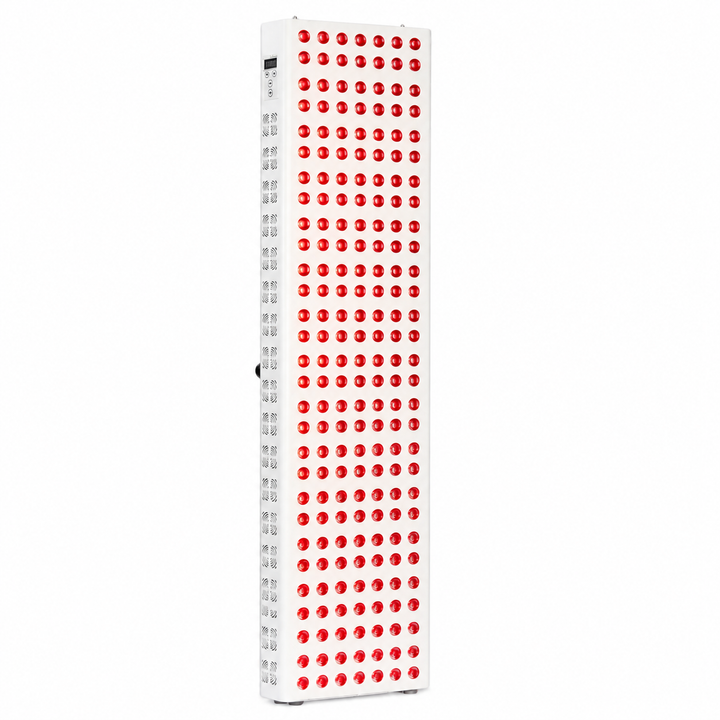 Premium Dual Chip Red Light Therapy Panel 630nm 660nm 850nm Infrared LED Lamp Multi Wavelength Dimmable Timer Professional Home Clinic Use