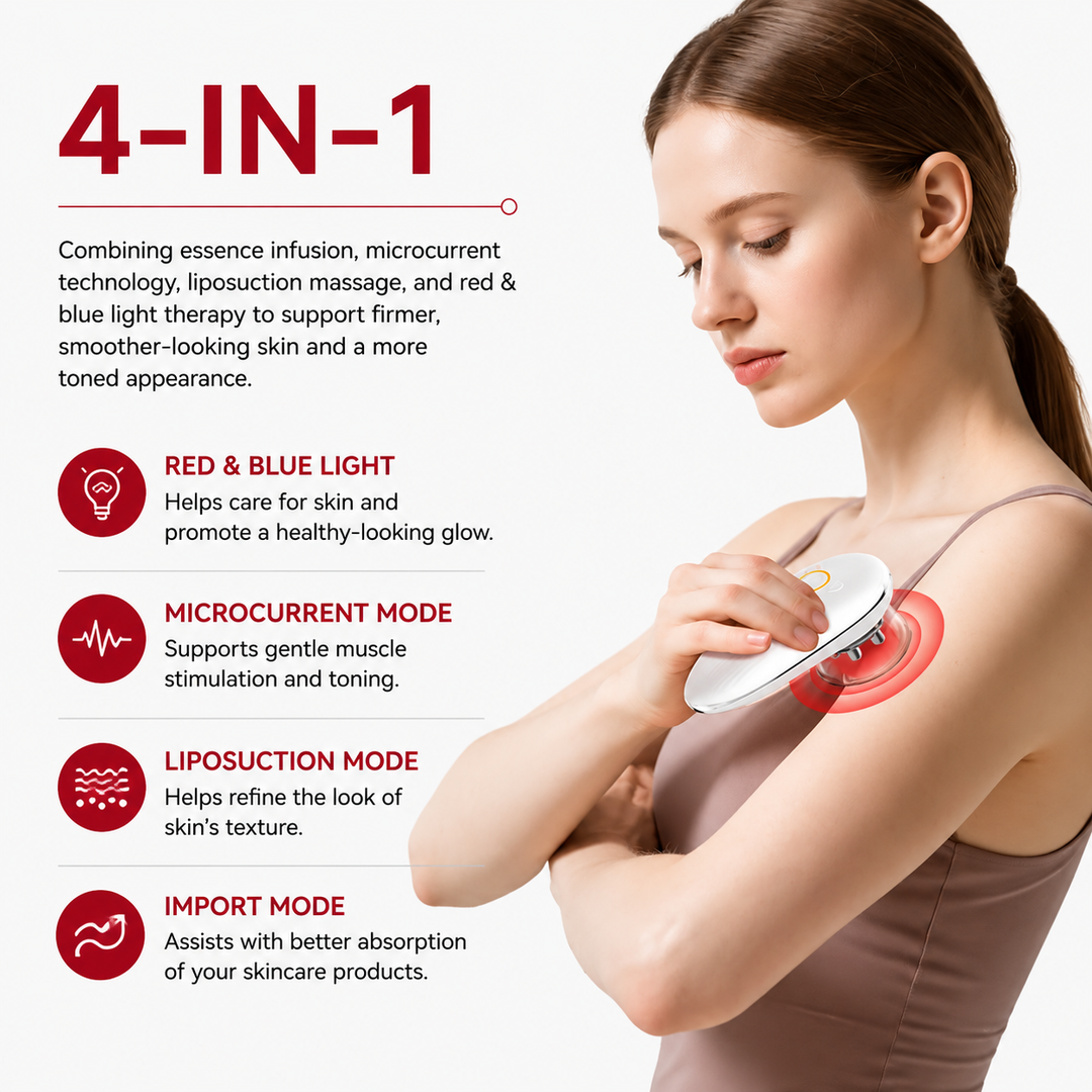 Premium EMS Cupping Massager Electric Face and Body Sculpting Device Suction Gua Sha Therapy Adjustable Intensity Rechargeable Home Spa Massager