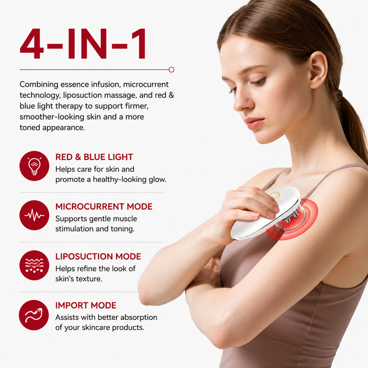 Premium EMS Cupping Massager Electric Face and Body Sculpting Device Suction Gua Sha Therapy Adjustable Intensity Rechargeable Home Spa Massager