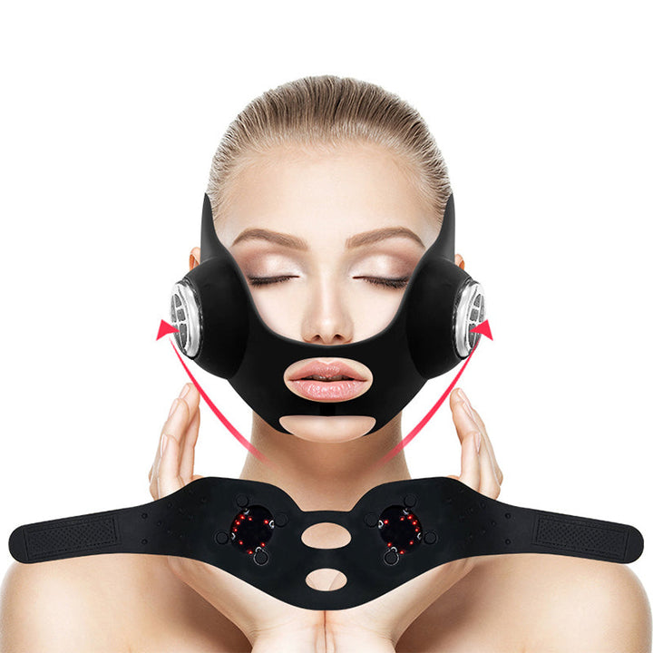 Premium EMS Face Massager V Line Mask Microcurrent Facial Device Jawline Slimming Belt Adjustable Intensity Rechargeable Skin Care Beauty Tool
