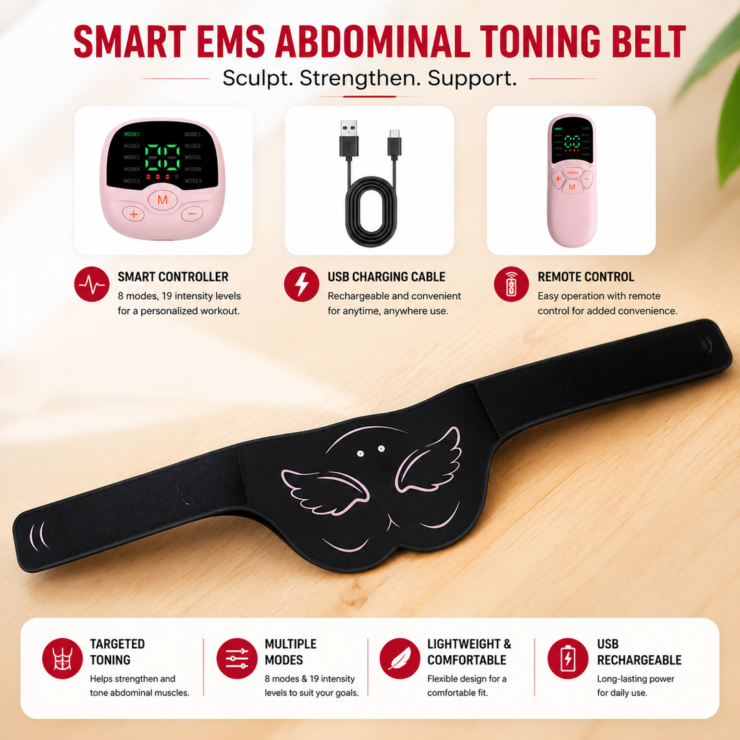 Premium EMS Hip Trainer Muscle Stimulator Wearable Fitness Device 10 Modes 30 Levels USB Rechargeable Remote Control for Home Gym Daily Use