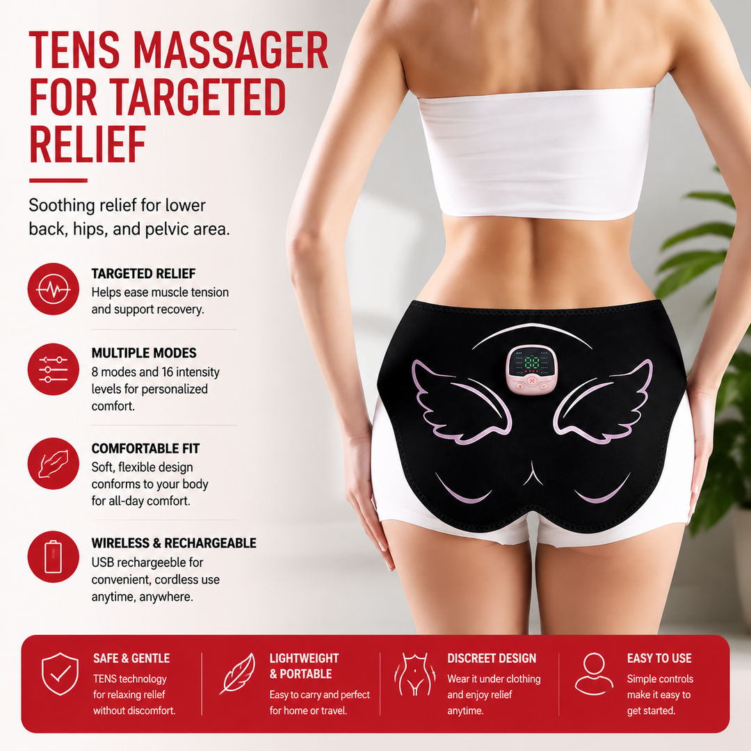 Premium EMS Hip Trainer Remote Control Glute Muscle Stimulator 10 Modes 30 Levels USB Rechargeable Buttocks Toning Body Massage Device Wearable