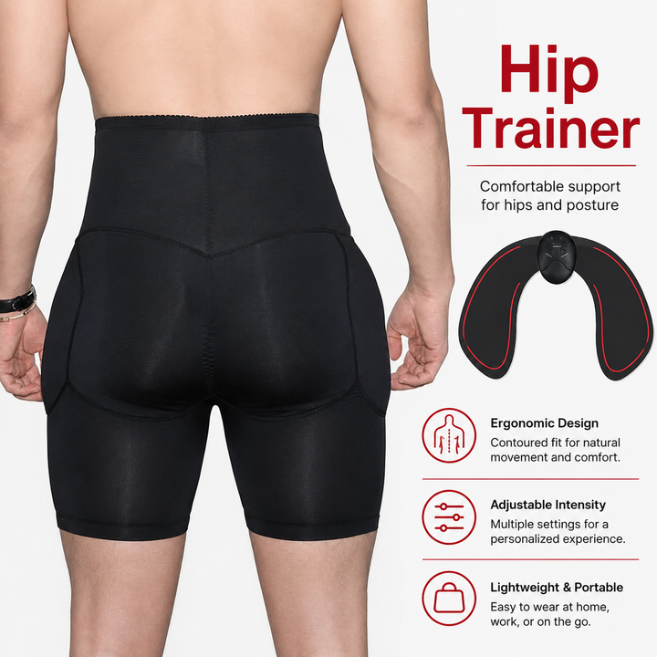 Premium EMS Hip Trainer Wearable Glute Muscle Stimulator Butt Toner Adjustable Multi Mode Hip Massage Body Shaping Fitness Stimulation Device