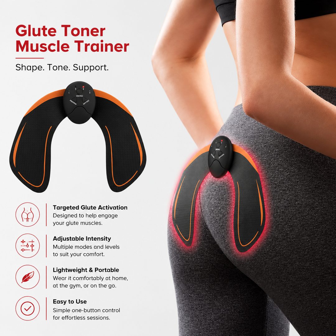 Premium EMS Hip Trainer Wearable Glute Muscle Stimulator Butt Toner Adjustable Multi Mode Hip Massage Body Shaping Fitness Stimulation Device