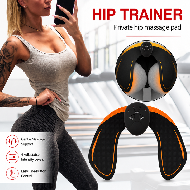 Premium EMS Hip Trainer Wearable Glute Muscle Stimulator Butt Toner Adjustable Multi Mode Hip Massage Body Shaping Fitness Stimulation Device