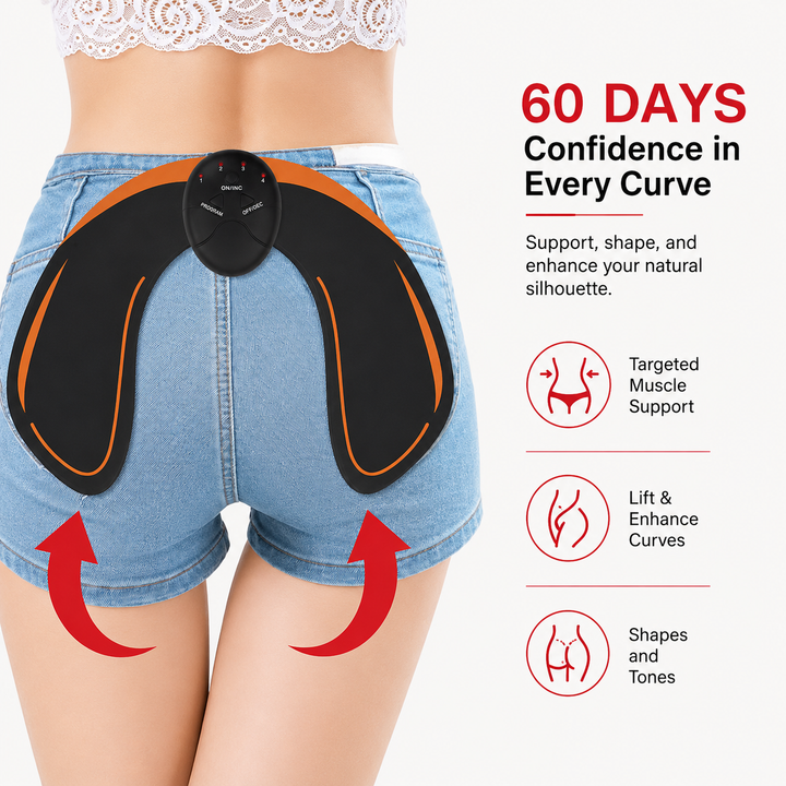 Premium EMS Hip Trainer Wearable Glute Muscle Stimulator Butt Toner Adjustable Multi Mode Hip Massage Body Shaping Fitness Stimulation Device