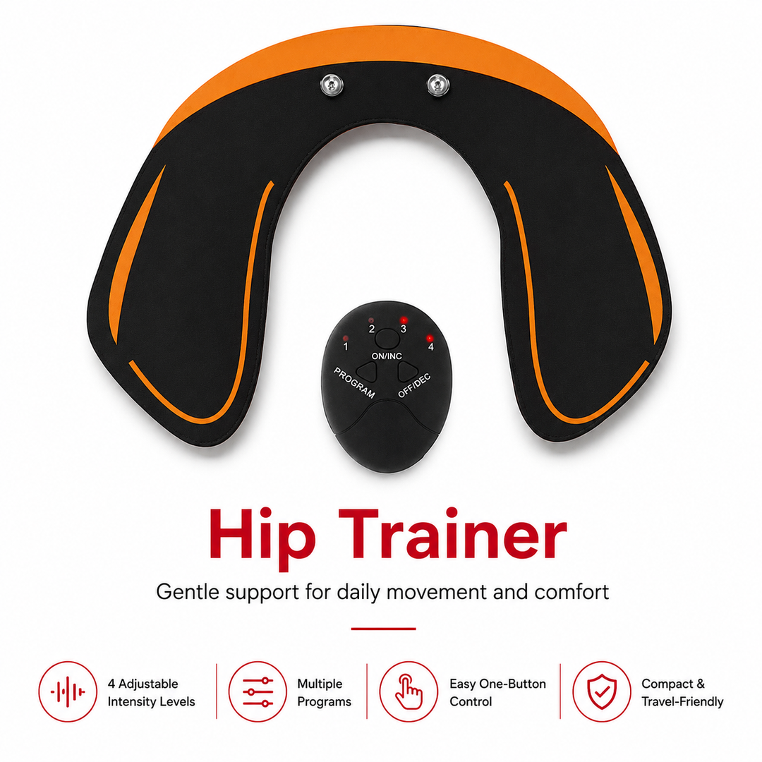 Premium EMS Hip Trainer Wearable Glute Muscle Stimulator Butt Toner Adjustable Multi Mode Hip Massage Body Shaping Fitness Stimulation Device