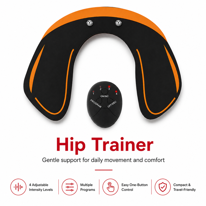 Premium EMS Hip Trainer Wearable Glute Muscle Stimulator Butt Toner Adjustable Multi Mode Hip Massage Body Shaping Fitness Stimulation Device