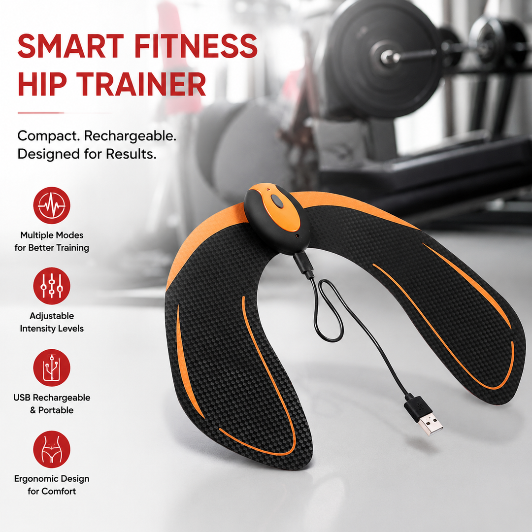 Premium EMS Hip Trainer Wearable Muscle Stimulator Multi Mode Adjustable Fitness Device Portable Body Shaper Home Gym Workout Travel Use