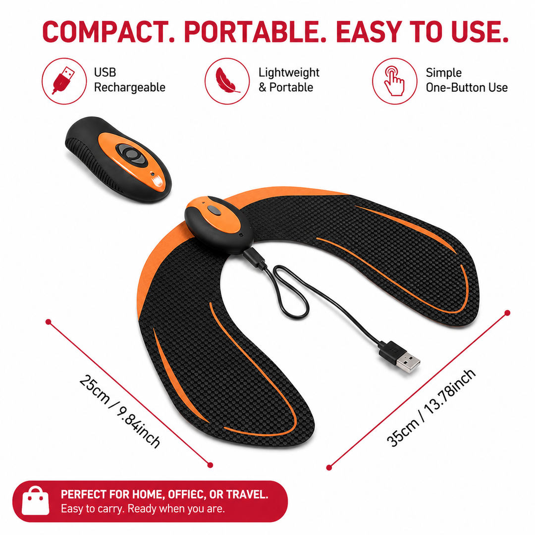 Premium EMS Hip Trainer Wearable Muscle Stimulator Multi Mode Adjustable Fitness Device Portable Body Shaper Home Gym Workout Travel Use