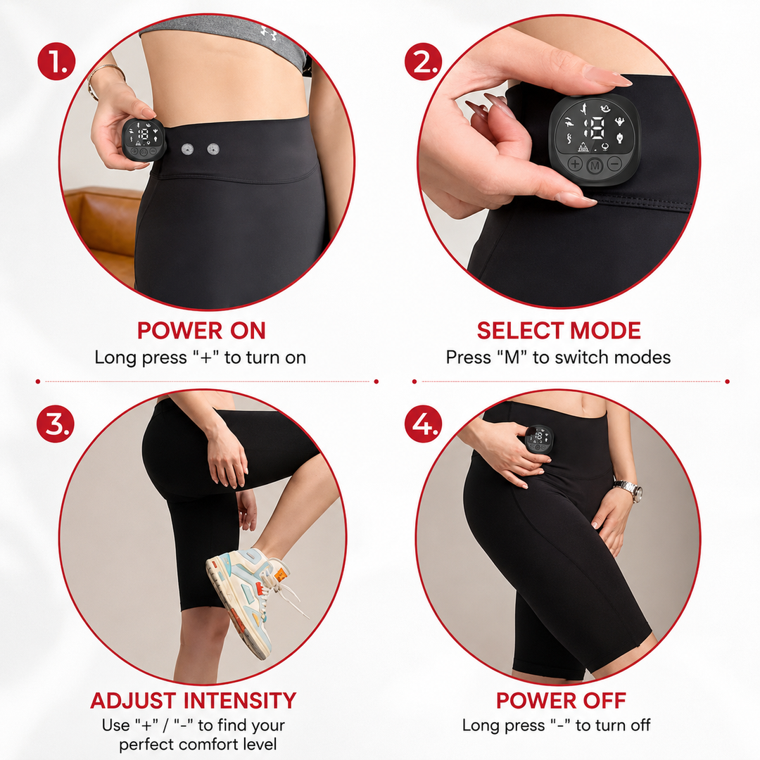 Premium EMS Muscle Stimulation Massage Pants Wearable Microcurrent Shorts 6 Modes USB Rechargeable Washable Lower Body Relaxation Therapy Leg Support Shorts
