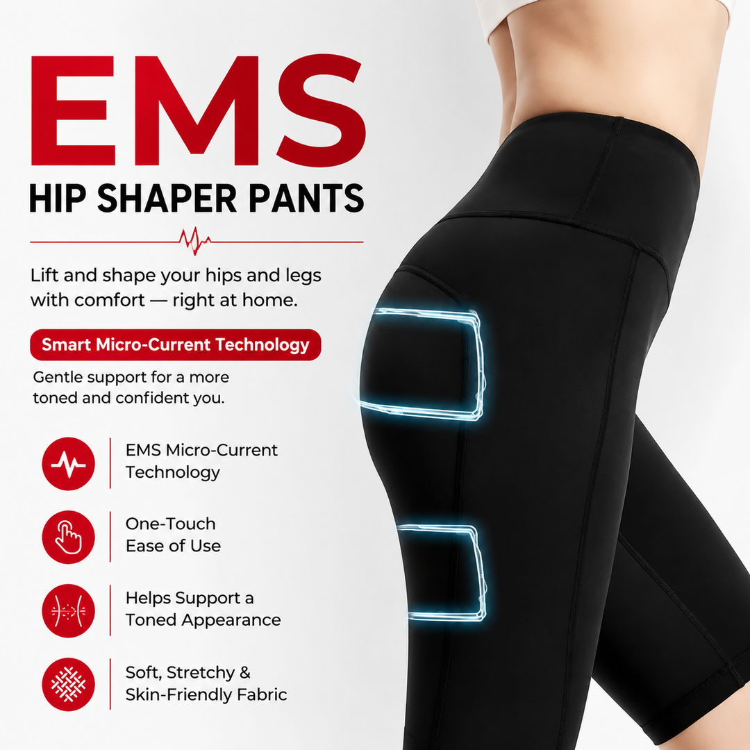 Premium EMS Training Shorts Muscle Stimulator Wearable Fitness Pants USB Rechargeable 6 Modes Adjustable Intensity Lower Body Workout EMS Suit