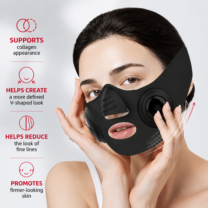 Premium EMS V-Shape Face Lifting Massager Facial Slimming Device Anti Wrinkle Double Chin Reducer Jawline Contouring Beauty Mask USB Rechargeable