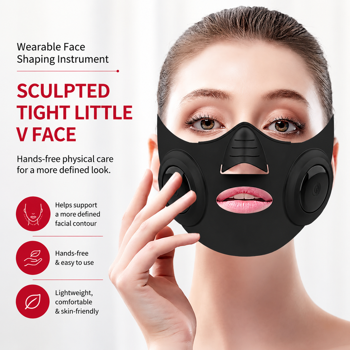 Premium EMS V-Shape Face Lifting Massager Facial Slimming Device Anti Wrinkle Double Chin Reducer Jawline Contouring Beauty Mask USB Rechargeable