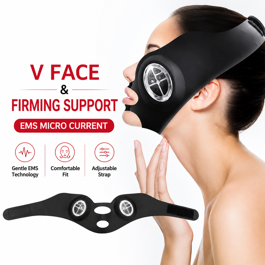 Premium EMS V-Shape Face Lifting Massager Facial Slimming Device Anti Wrinkle Double Chin Reducer Jawline Contouring Beauty Mask USB Rechargeable