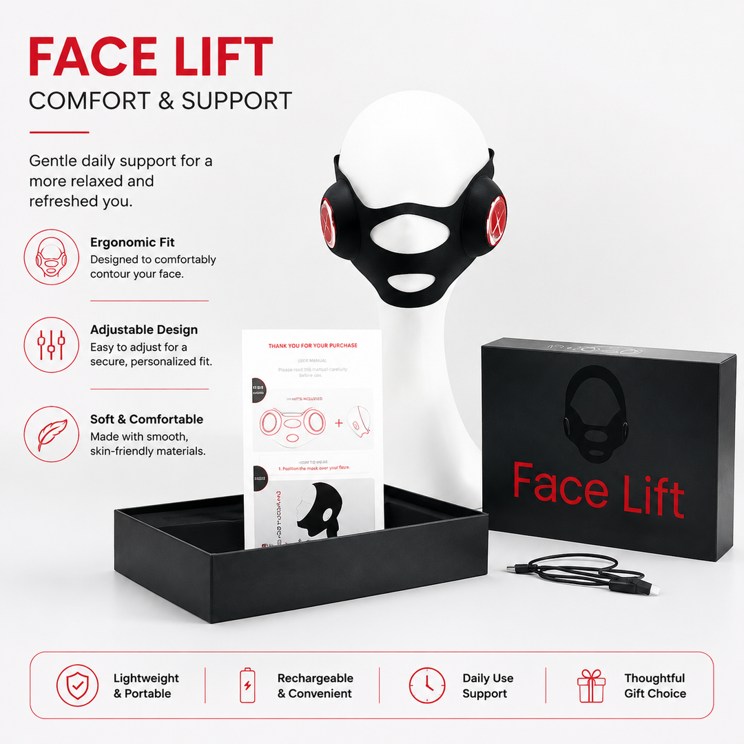 Premium EMS V-Shape Face Lifting Massager Facial Slimming Device Anti Wrinkle Double Chin Reducer Jawline Contouring Beauty Mask USB Rechargeable