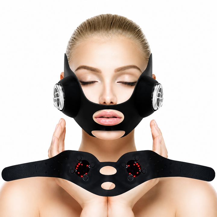 Premium EMS V-Shape Face Lifting Massager Facial Slimming Device Anti Wrinkle Double Chin Reducer Jawline Contouring Beauty Mask USB Rechargeable