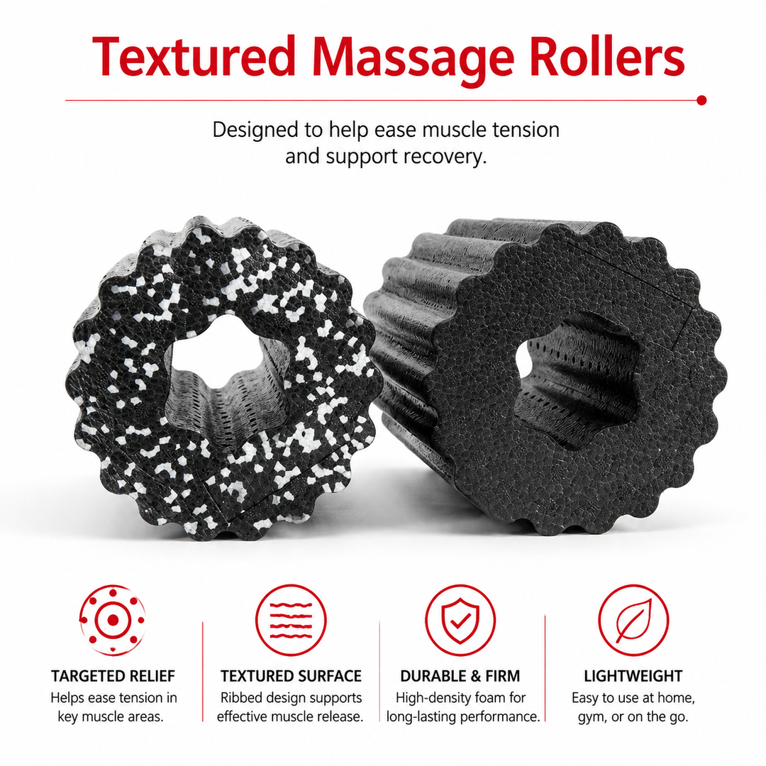 Premium EPP Foam Roller High Density Hollow Exercise Roller 30×15cm Plum Shape Yoga Column Stretching Fitness Roller Home Gym Portable Recovery Tool