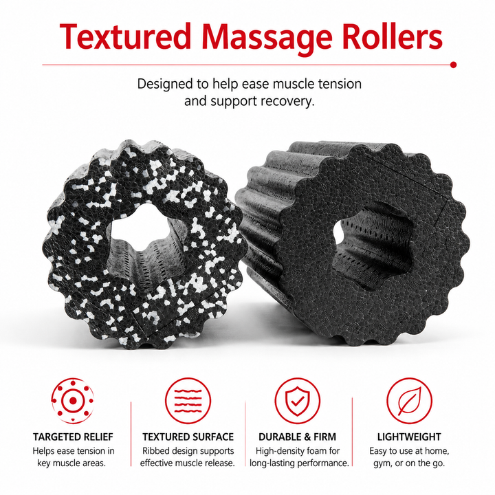 Premium EPP Foam Roller High Density Hollow Exercise Roller 30×15cm Plum Shape Yoga Column Stretching Fitness Roller Home Gym Portable Recovery Tool