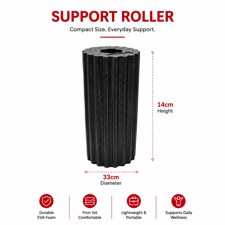Premium EPP Foam Roller High Density Hollow Exercise Roller 30×15cm Plum Shape Yoga Column Stretching Fitness Roller Home Gym Portable Recovery Tool