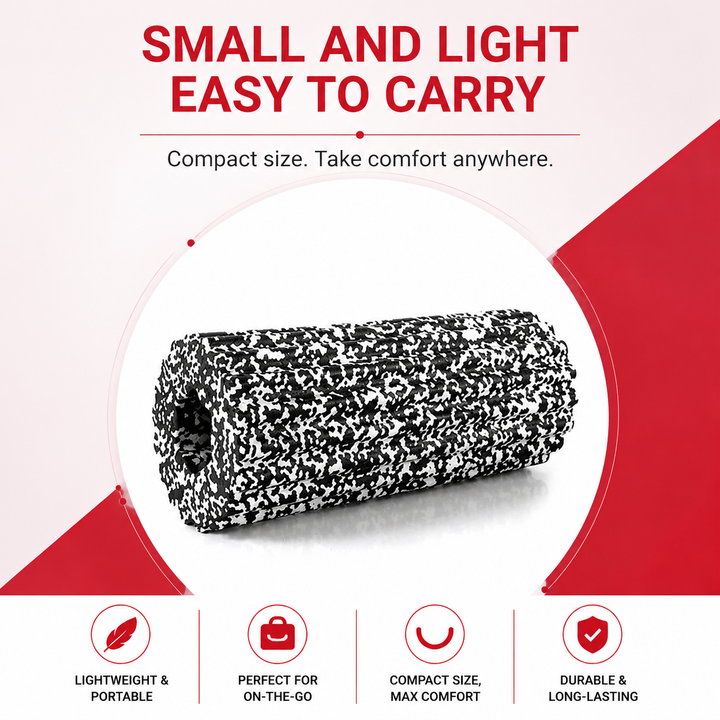 Premium EPP Foam Roller High Density Hollow Exercise Roller 30×15cm Plum Shape Yoga Column Stretching Fitness Roller Home Gym Portable Recovery Tool