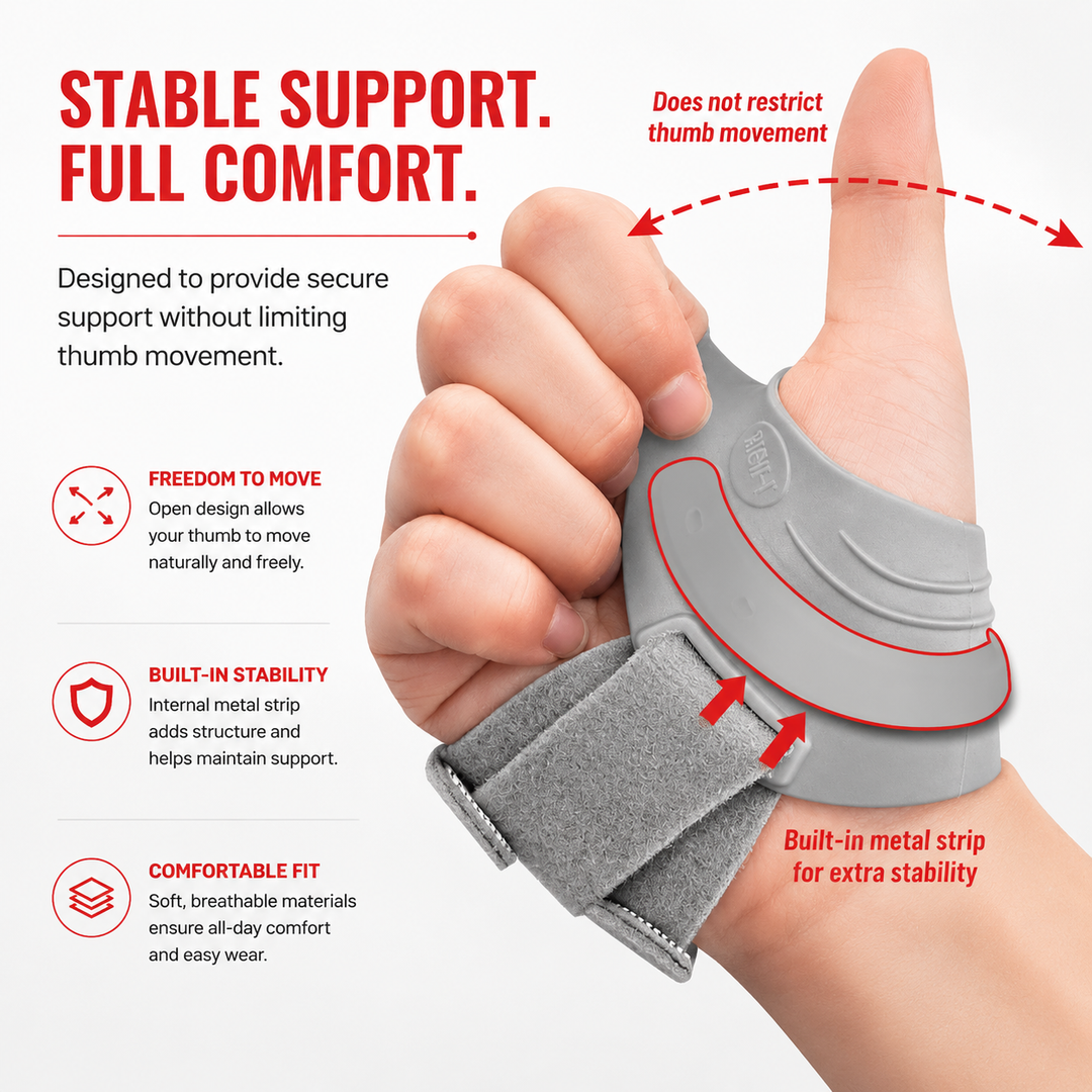 Premium Elastic Thumb Support Brace Compression Sleeve 2PCS Splashproof Wrist Thumb Stabilizer Arthritis Tendonitis Pain Relief Support Left Right Hand