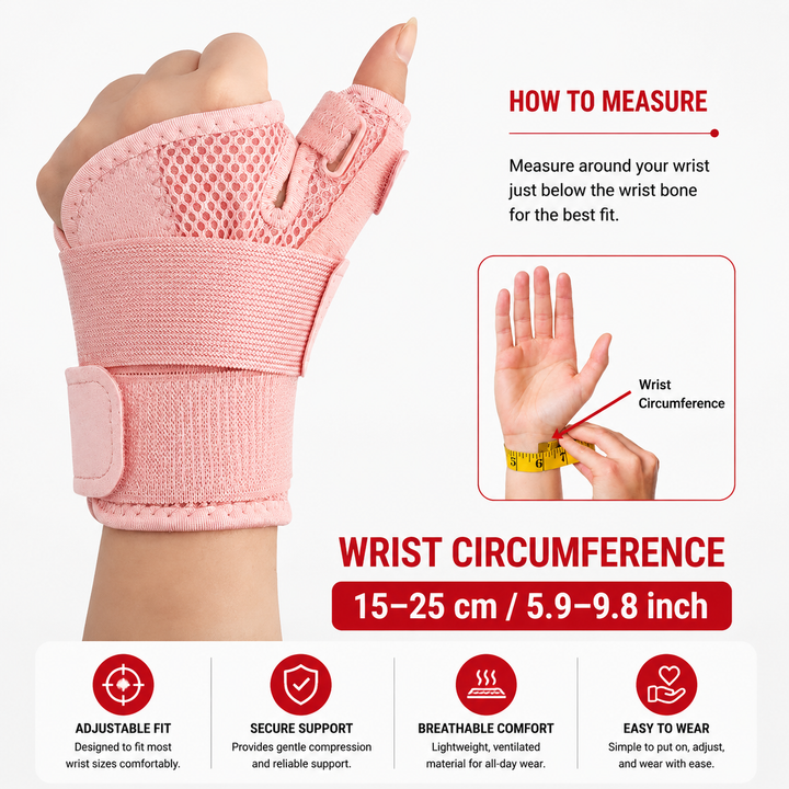 Premium Elastic Thumb Support Brace Compression Sleeve 2PCS Splashproof Wrist Thumb Stabilizer Arthritis Tendonitis Pain Relief Support Left Right Hand