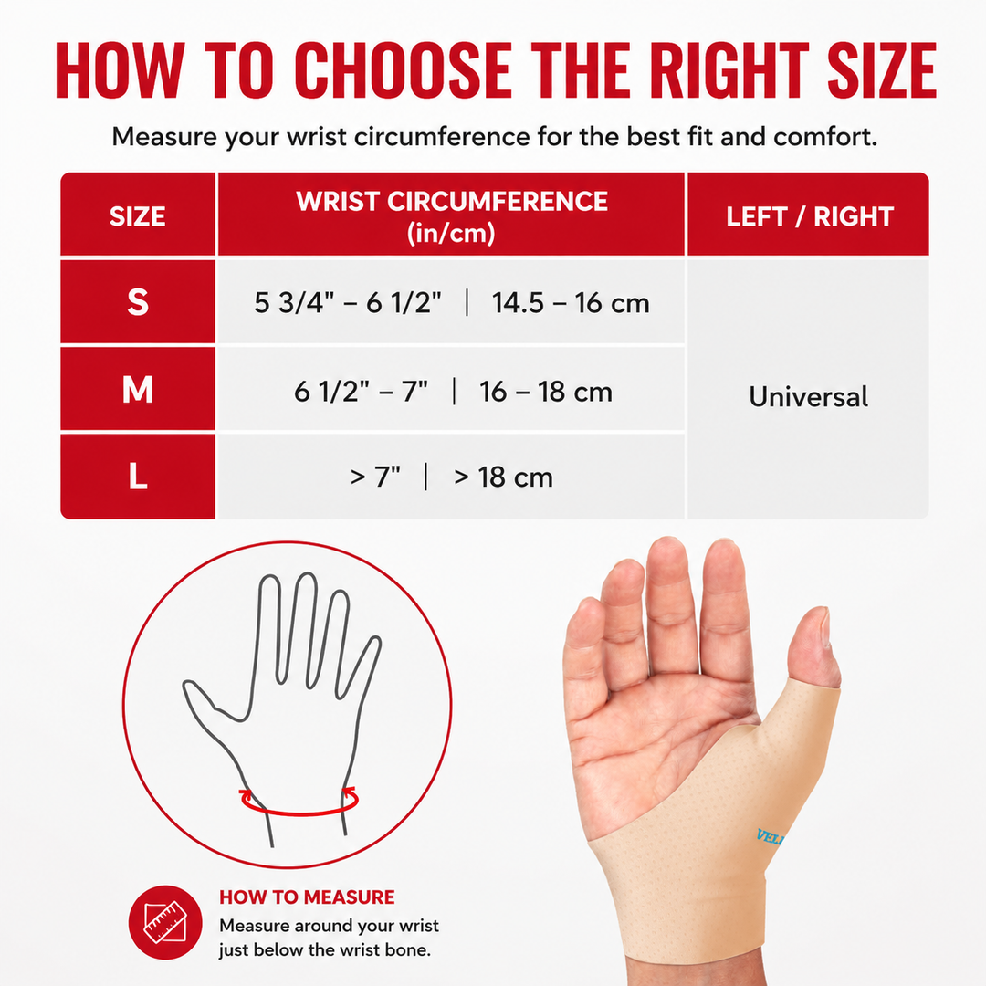Premium Elastic Thumb Support Brace Compression Sleeve 2PCS Splashproof Wrist Thumb Stabilizer Arthritis Tendonitis Pain Relief Support Left Right Hand