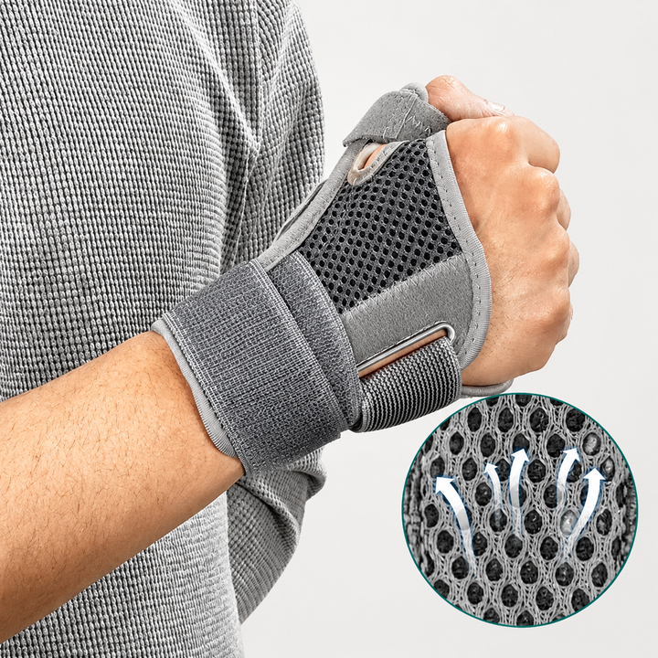 Premium Elastic Thumb Support Brace Compression Sleeve 2PCS Splashproof Wrist Thumb Stabilizer Arthritis Tendonitis Pain Relief Support Left Right Hand