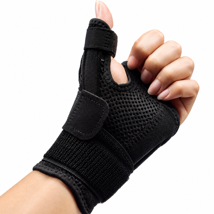 Premium Elastic Thumb Support Brace Compression Sleeve 2PCS Splashproof Wrist Thumb Stabilizer Arthritis Tendonitis Pain Relief Support Left Right Hand