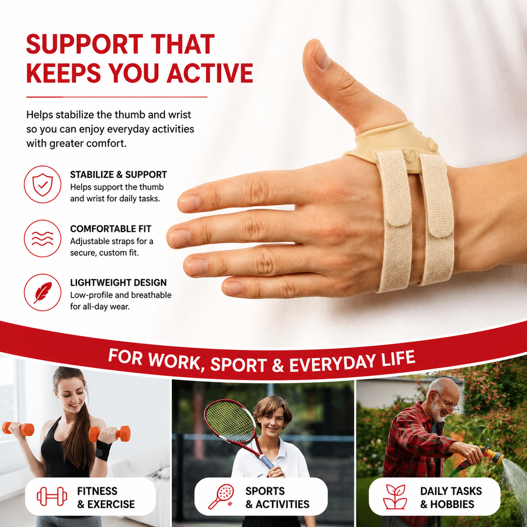Premium Elastic Thumb Support Brace Compression Sleeve 2PCS Splashproof Wrist Thumb Stabilizer Arthritis Tendonitis Pain Relief Support Left Right Hand